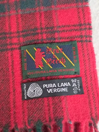 Sciarpa scozzese in lana vergine