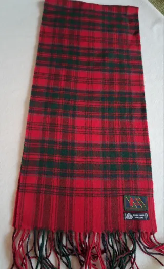 Sciarpa scozzese in lana vergine