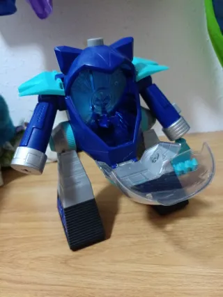 Robot Gatuno Azul y Celeste