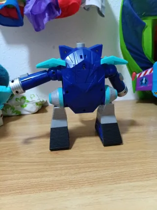 Robot Gatuno Azul y Celeste