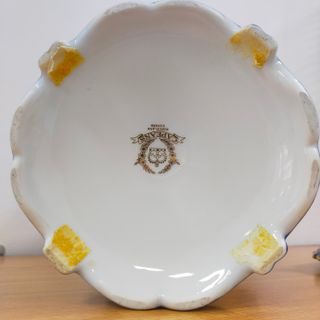 Jarrón Tibor porcelana Capeans pintado en oro
