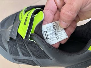 Zapatillas Ciclismo B'TWIN Negras y Flúor