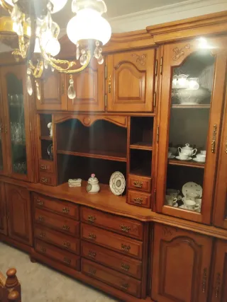 Mueble de salón madera maciza