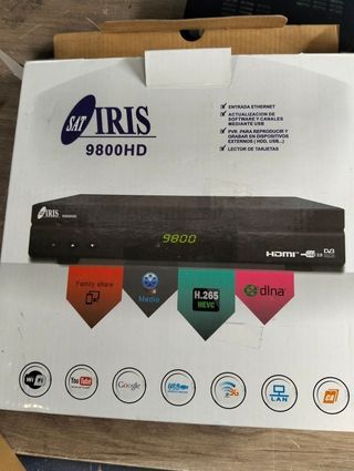IRIS 9800 HD - Receptor de TV por satélite Full HD