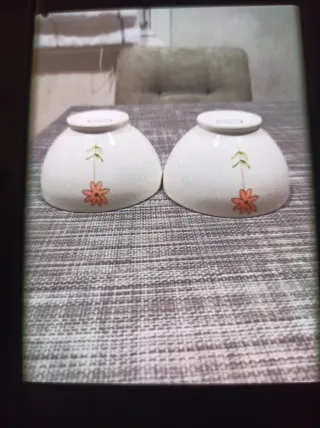 Set 6 Tazones Cerámica Decorados