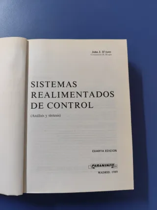 SISTEMAS REALIMENTADOS CONTROL