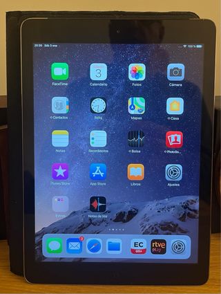 iPad Air wifi + Celular Plata 16Gb.