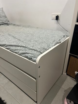 Cama nido IKEA blanca