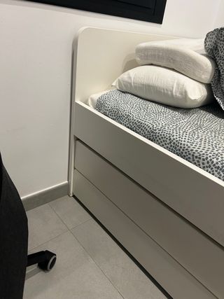 Cama nido IKEA blanca