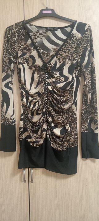 Camiseta Mujer Lemon Animal Print Talla M