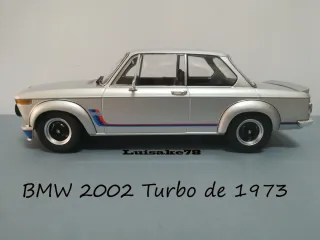 Maqueta BMW 2002 Turbo 1:18 Minichamps