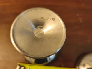 Set 2 Coppette Dessert Acciaio Inox Cutla