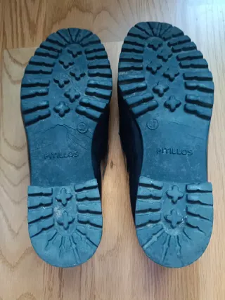 Mocasines Mujer Pitillos Charol burdeos