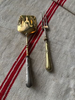 Cubierto de servicio francés metal