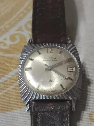 Reloj FLICA Ancre 17 Rubis Vintage