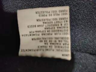 Abrigo de piel negro