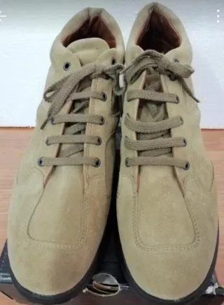 Scarponcini scamosciati American Style beige Tg 44