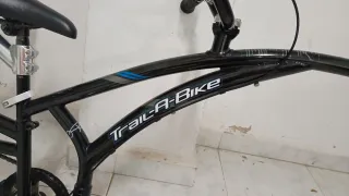 Bici tándem remolcable para 2 personas