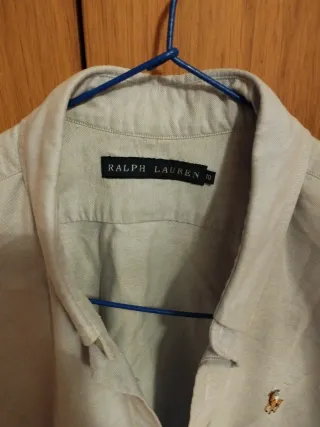Camisa Ralph Lauren manga corta azul