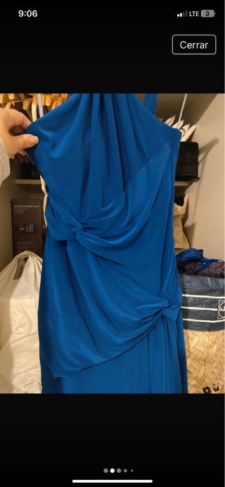 Vestido fiesta El Corte Inglés azul