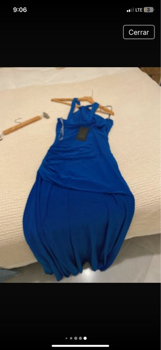 Vestido fiesta El Corte Inglés azul