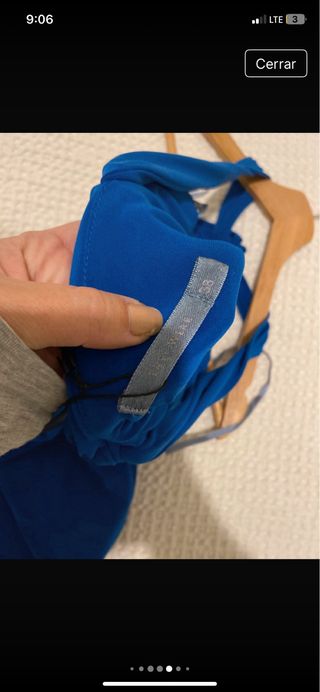 Vestido fiesta El Corte Inglés azul