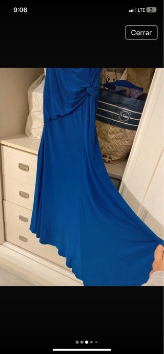 Vestido fiesta El Corte Inglés azul