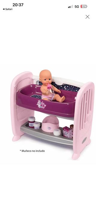 Cuna colecho y cambiador Smoby