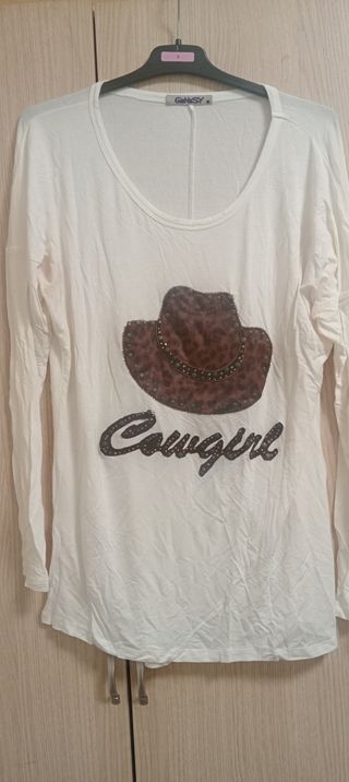 Camiseta manga larga Cowgirl