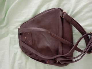 Bolso mochila mujer gris