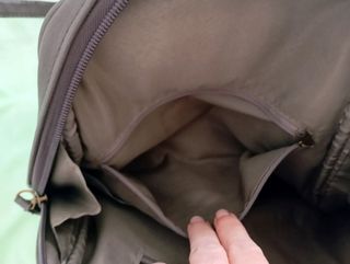 Bolso mochila mujer gris