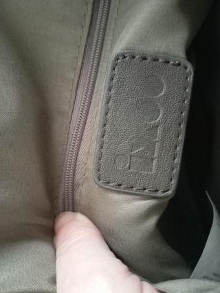 Bolso mochila mujer gris