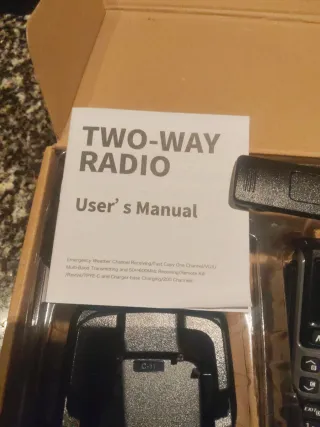 Walkie Talkie con Cargador