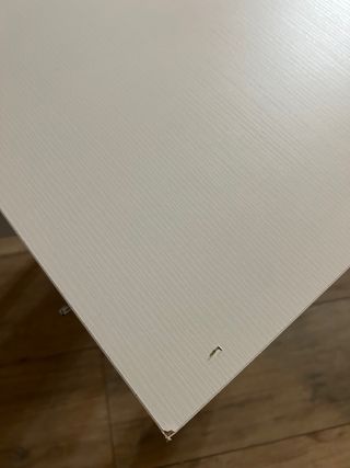 Tavolo consolle allungabile 54-306x90 cm bianco