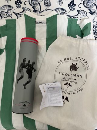 Camiseta Retro Cooligan Verdiblancos Talla XS
