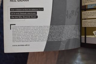 Comic La chica que quería ser muerte Norma N 2