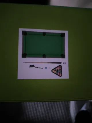 Mini mesa de billar con accesorios pequeña 50 x 30