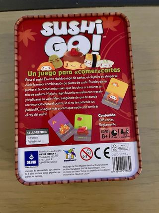 Juego de cartas Sushi Go!