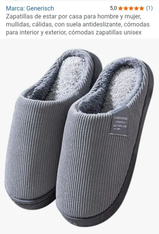 Chanclas de invierno Generisch grises