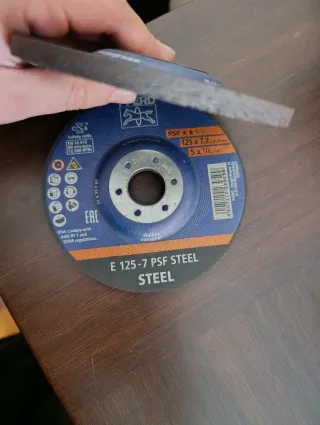Discos d corte PFERD 125x1,0mm, 125x2,9mm y 125x7