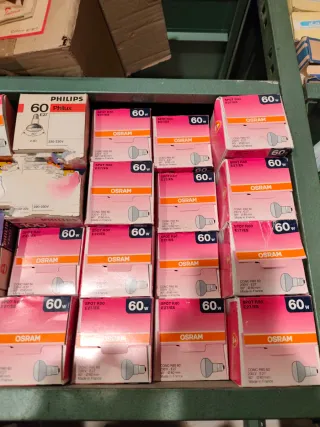 15 Lampadine Faretto Philips Osram 60W E27