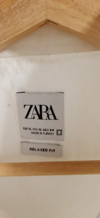 CAMISA ZARA BLANCA NUEVA