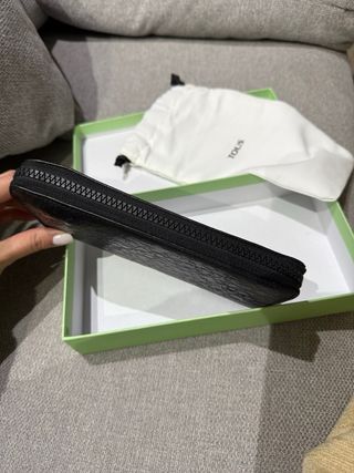 Monedero Tous Negro Piel Oso