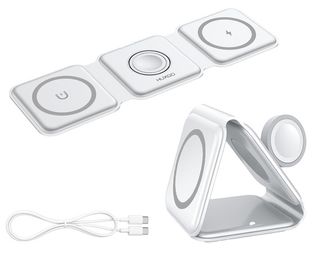 Cargador inalámbrico HUXGO 3 en 1