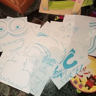 Lote Juguetes Disney Minnie Minions Madera