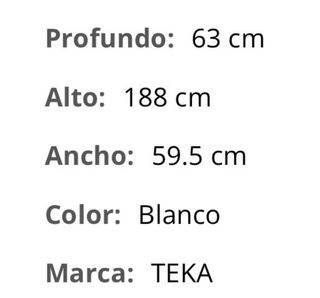 Frigorífico Combi Teka No Frost Blanco