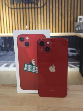 IPHONE 13 128GB ROJO 100% BATERIA