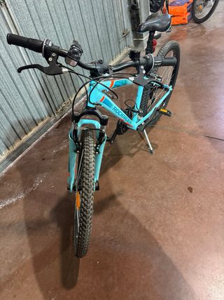 Bicicleta montaña azul