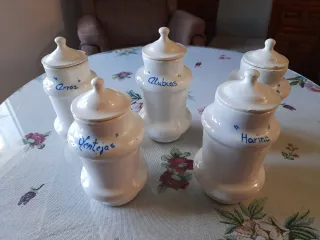 Tarros Cerámica Cocina Rústica Antiguos