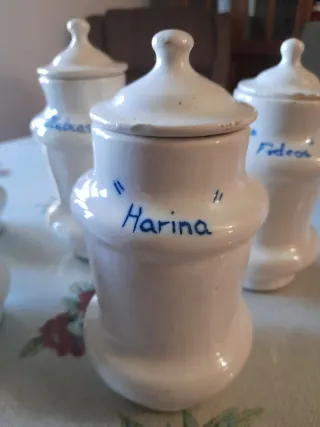 Tarros Cerámica Cocina Rústica Antiguos